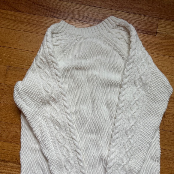 Gap Women’s Crew Cable Knit Sweater, Ivory, Small - Picture 5 of 6